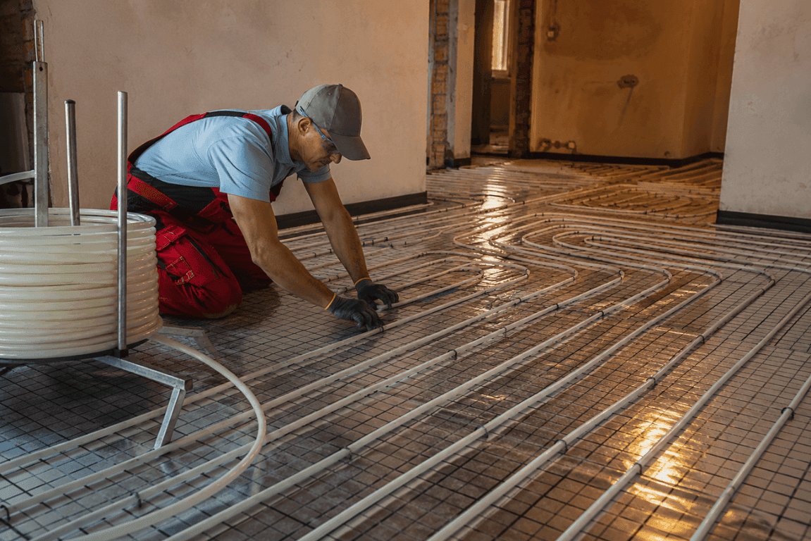 Used in integrated heating systems