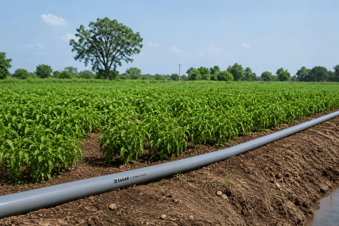 Used in agricultural irrigation systems