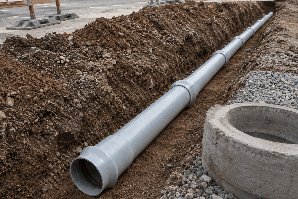 Used in potable water conveyance