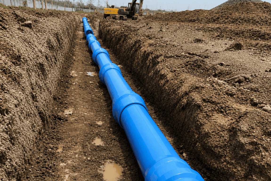 Used in treated water conveyance
